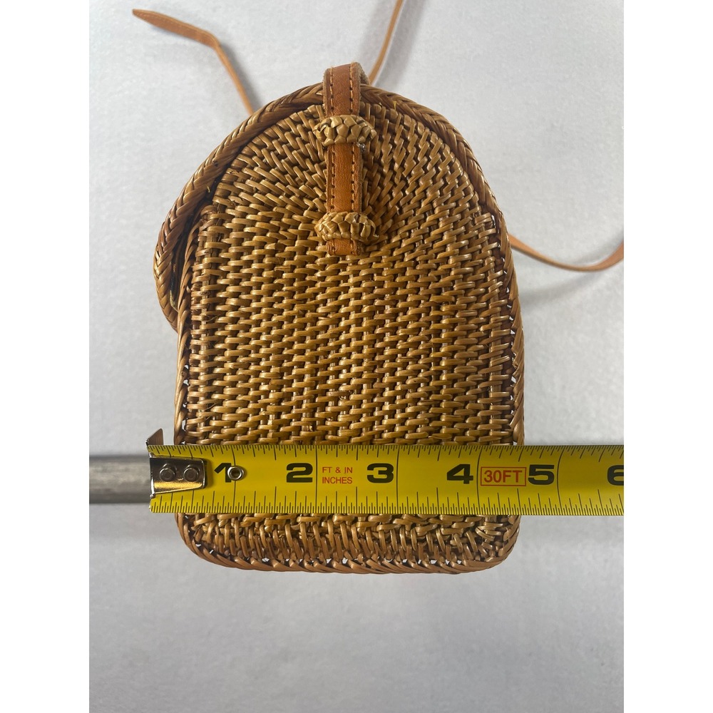 Nomad NextDoor Nusa Rattan Bag Handmade Bali Artisanal - Picture 7 of 12